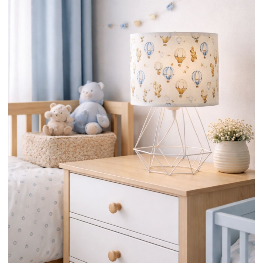 Lampe de table pour enfant KIDS ROOM 1xE27/60W/230V Ø 18 cm, motif ballons