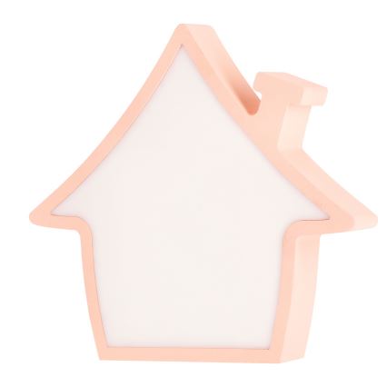 Lampe de table pour enfant LED HOUSE LED/10W/230V rose