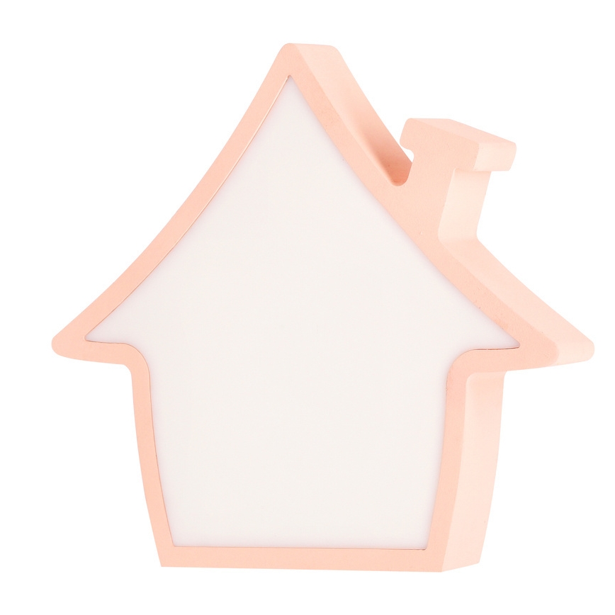 Lampe de table pour enfant LED HOUSE LED/10W/230V rose