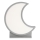 Lampe de table pour enfant LED MOON LED/12W/230V gris