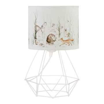 Lampe de table pour enfants KIDS ROOM 1x E27/60W/230V Ø 18 cm, motif animaux