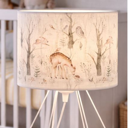 Lampe de table pour enfants KIDS ROOM 1xE27/60W/230V Ø 18 cm à motifs d'animaux