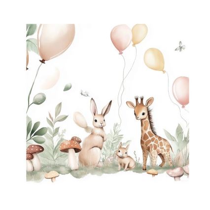 Lampe de table pour enfants KIDS ROOM 1xE27/60W/230V Ø 18 cm à motifs d'animaux