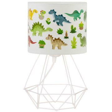 Lampe de table pour enfants KIDS ROOM 1xE27/60W/230V Ø 18 cm dinosaure