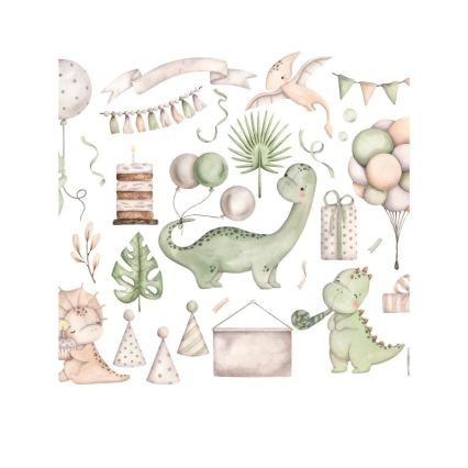 Lampe de table pour enfants KIDS ROOM 1xE27/60W/230V Ø 18 cm dinosaure