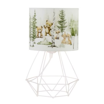 Lampe de table pour enfants KIDS ROOM 1xE27/60W/230V Ø 18 cm - motifs animaux