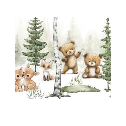 Lampe de table pour enfants KIDS ROOM 1xE27/60W/230V Ø 18 cm - motifs animaux