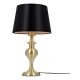 Lampe de table PRIMA GOLD 1xE27/60W/230V noir/doré