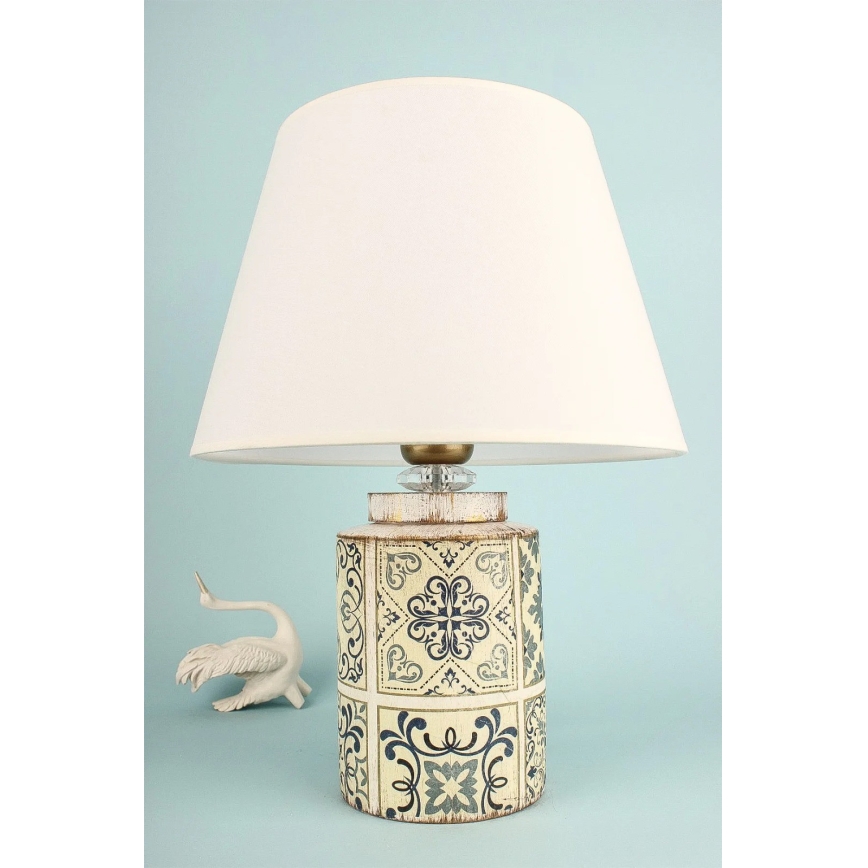Lampe de table RAMZES 1xE27/40W/230V blanche