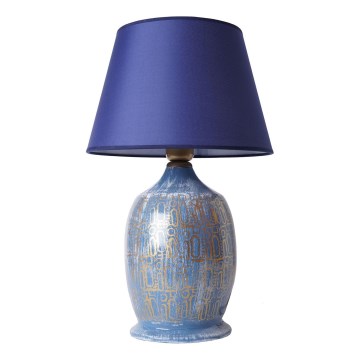 Lampe de table RAMZES 1xE27/40W/230V bleue