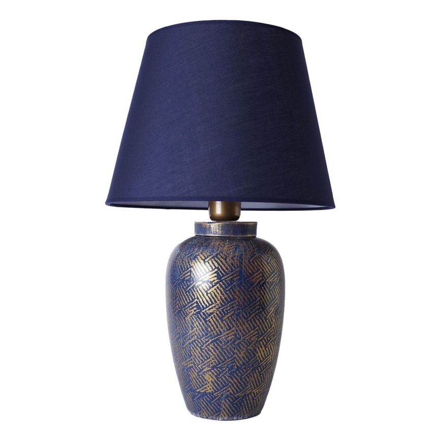 Lampe de table RAMZES 1xE27/40W/230V bleue