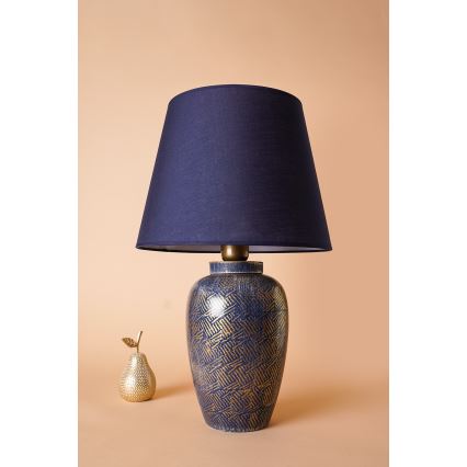 Lampe de table RAMZES 1xE27/40W/230V bleue