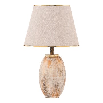 Lampe de table RAMZES 1xE27/40W/230V crème/doré