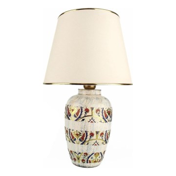 Lampe de table RAMZES 1xE27/40W/230V crème/doré