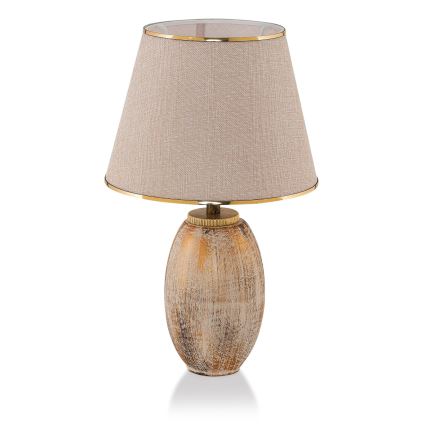 Lampe de table RAMZES 1xE27/40W/230V crème/or
