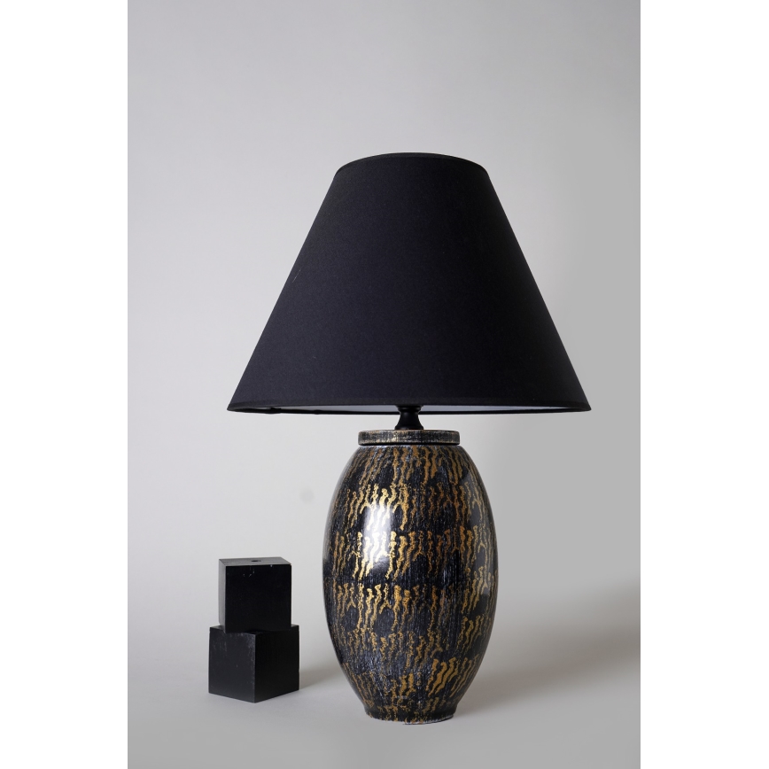 Lampe de table RAMZES 1xE27/40W/230V noire