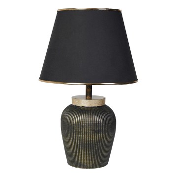Lampe de table RAMZES 1xE27/40W/230V noire/or
