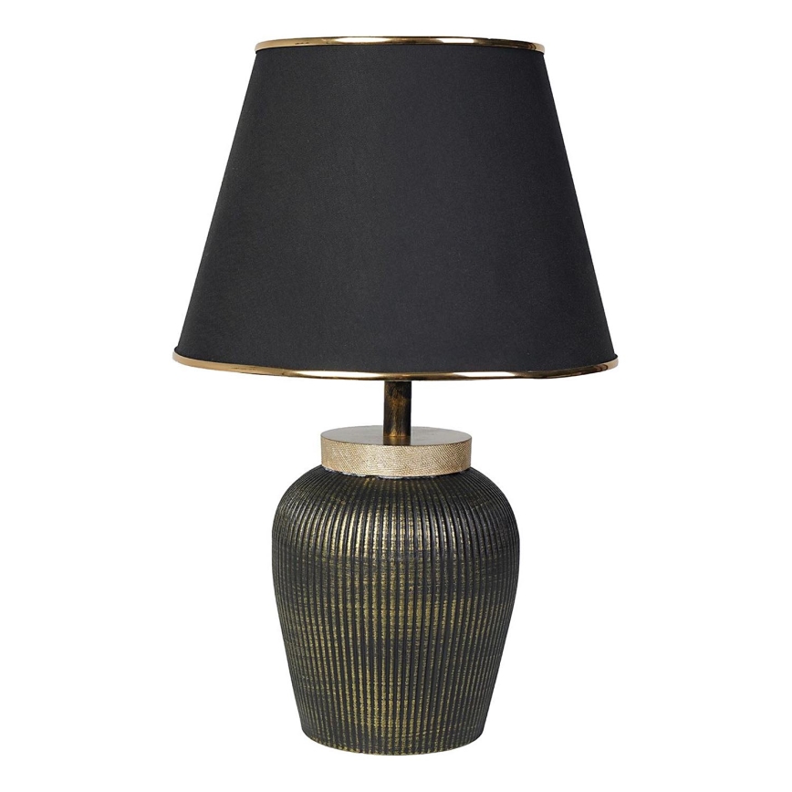Lampe de table RAMZES 1xE27/40W/230V noire/or