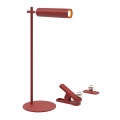 Lampe de table rechargeable à intensité variable magnétique LED/3W/5V 4000K 1500 mAh rouge