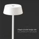 Lampe de table rechargeable tactile à intensité variable d