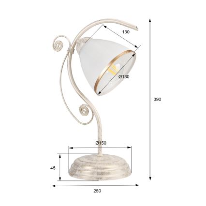 lampe de table RETRO II 1xE27/60W/230V