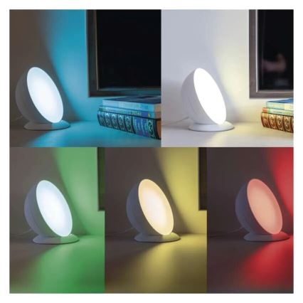 Lampe de table RGB à intensité variable GoSmart LED/7W/230V Wi-Fi blanc