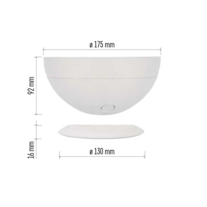 Lampe de table RGB à intensité variable GoSmart LED/7W/230V Wi-Fi blanc