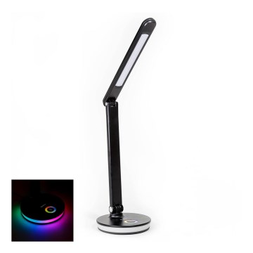 Lampe de table RGBW à intensité variable avec fonction batterie portative LED/12W/5V 2800-6000K noir