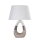 Lampe de table ROMANO 1xE27/60W/230V blanc/beige