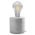Lampe de table SALGADO 1xE27/60W/230V béton