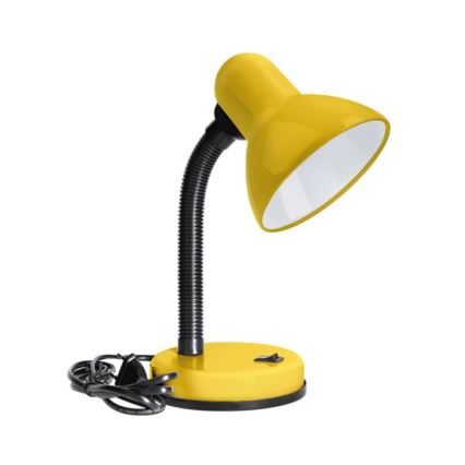 Lampe de table SMIESZEK 1xE27/40W/230V jaune