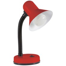 Lampe de table SMIESZEK 1xE27/40W/230V rouge