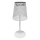 Lampe de table solaire LED LUVETRA LED/1xAA 4000K IP44 200 mAh blanche
