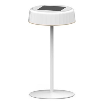 Lampe de table solaire rechargeable à intensité variable LED VIVIEN LED/3W/5V 2700K 1600 mAh IP54 blanc