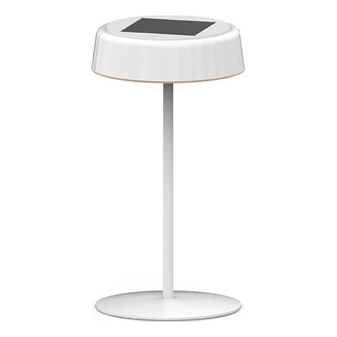 Lampe de table solaire rechargeable à intensité variable LED VIVIEN LED/3W/5V 2700K 1600 mAh IP54 blanc