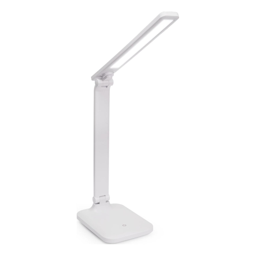 Lampe de table tactile à intensité variable avec charge sans fil et Port USB REMUS LED/5W/230V blanc
