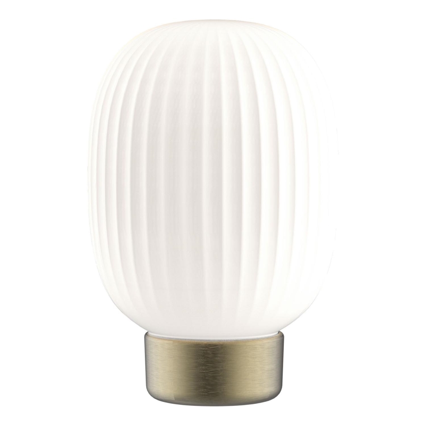 Lampe de table tactile à intensité variable LATTE LED/1,8W/5V USB 2000 mAh doré/blanc