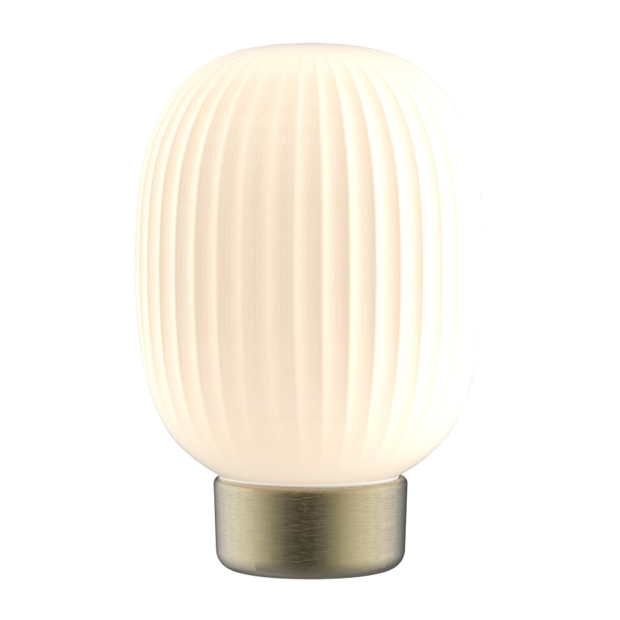Lampe de table tactile à intensité variable LATTE LED/1,8W/5V USB 2000 mAh doré/blanc