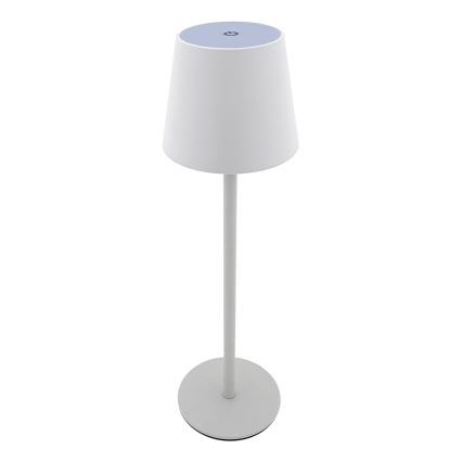 Lampe de table tactile à intensité variable LED/5W/5V USB 1200 mAh blanc