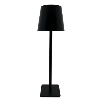 Lampe de table tactile à intensité variable LED/5W/5V USB 1200 mAh noir