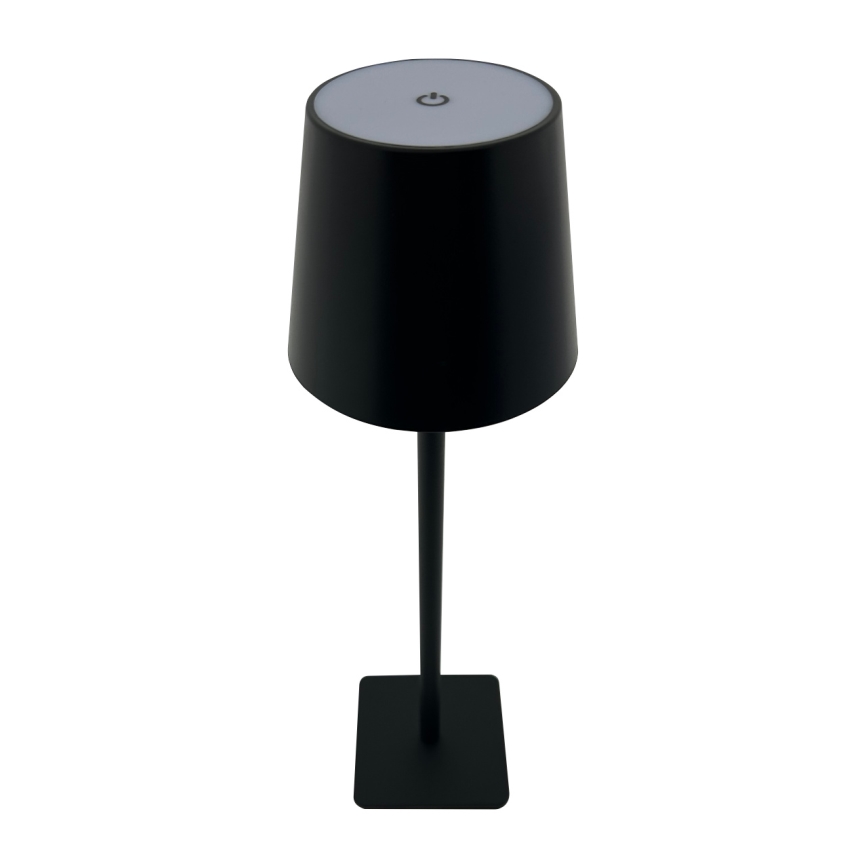 Lampe de table tactile à intensité variable LED/5W/5V USB 1200 mAh noir