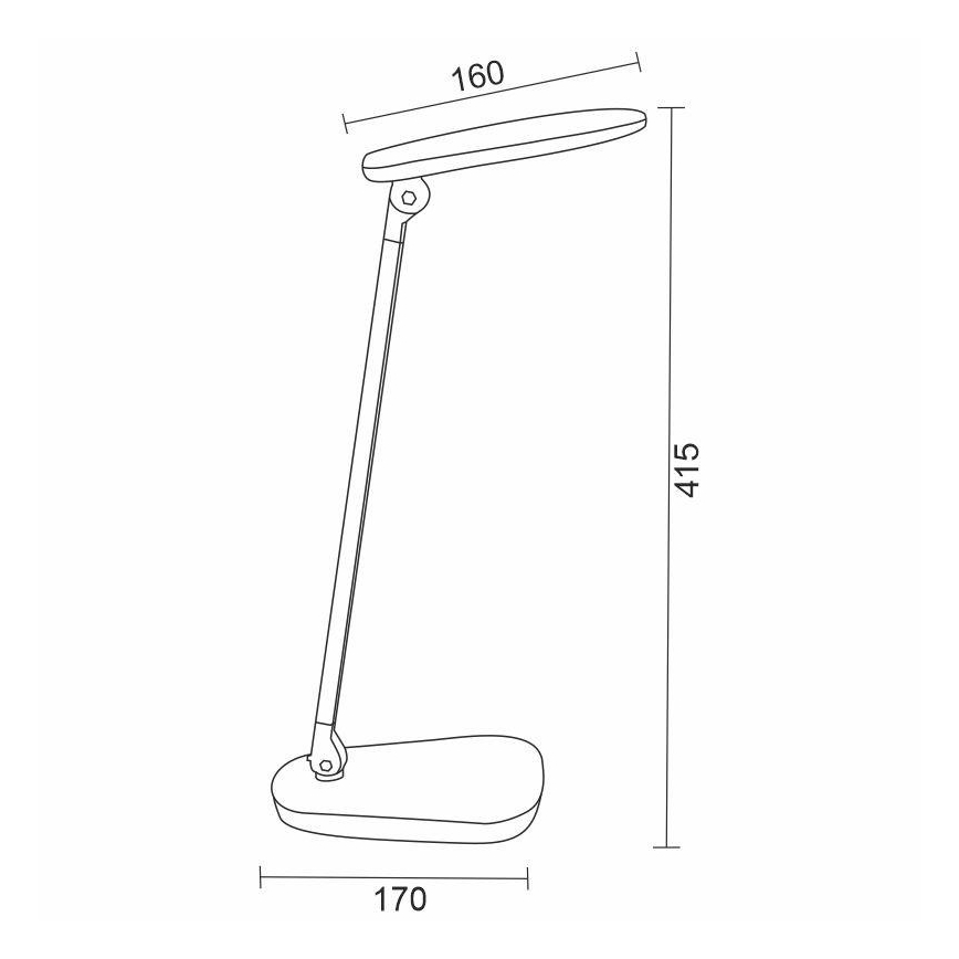 Lampe de table tactile à intensité variable LED AMY LED/5W/230V