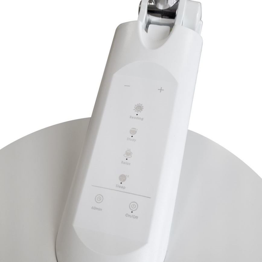 Lampe de table tactile à intensité variable OPTIMUM LED/7W/230V USB 3000/4000/6000K blanc