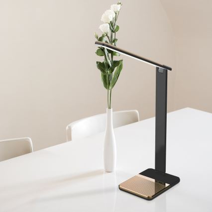 Lampe de table tactile à intensité variable PRESTIGE LED/12W/230V 2700/4000K/6500K noir