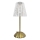 Lampe de table tactile à intensité variable rechargeable ELBA LED/1,6W/800 mAh 3000/4000/6000K doré/transparent