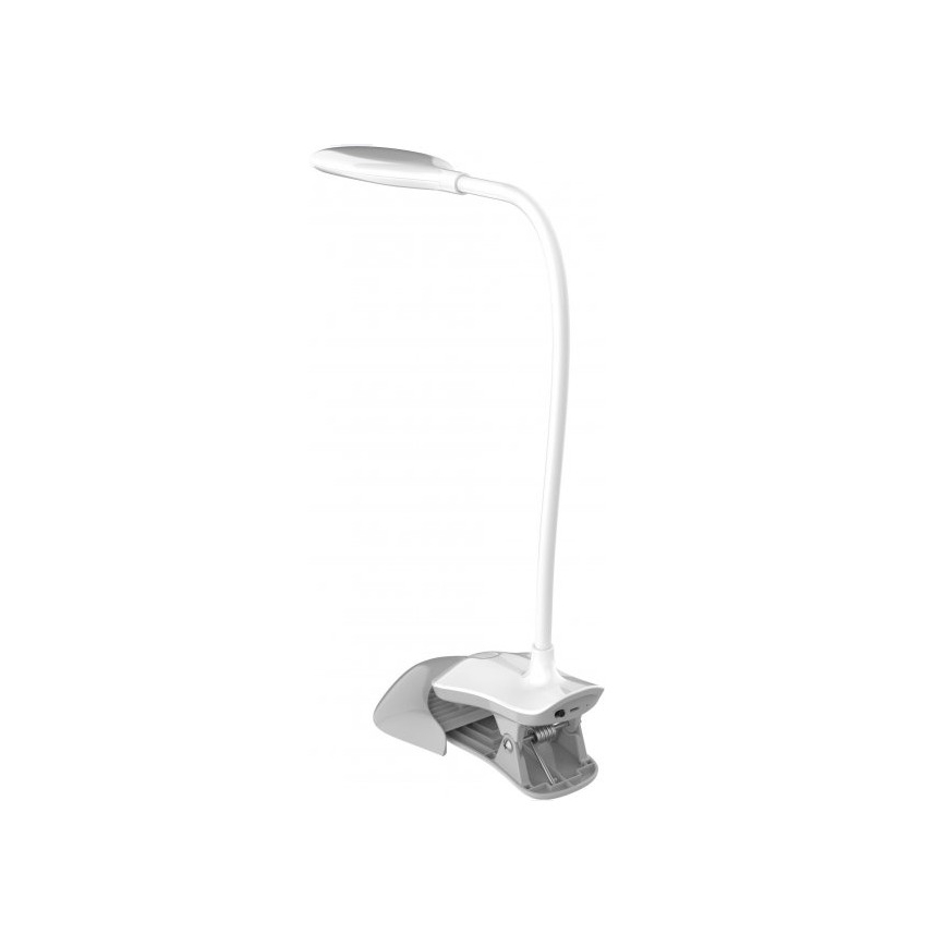Lampe de table tactile à pince à intensité variable LED / 3W / 230V