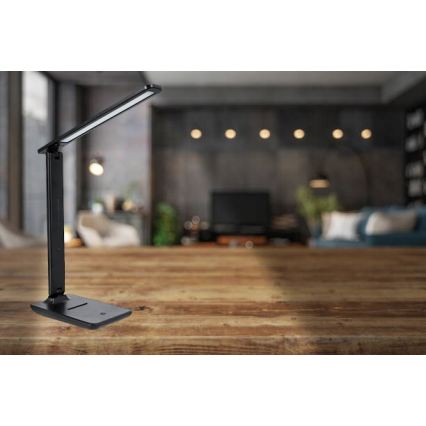 Lampe de table tactile dimmable LED/6W/230V 3000/4000/6000K noire