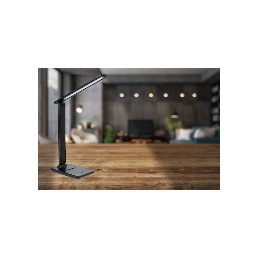 Lampe de table tactile dimmable LED/6W/230V 3000/4000/6000K noire