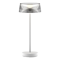 Lampe de table tactile extérieure à intensité variable CASABLANCA LED/3,4W/5V USB 3600 mAh IP44 blanc