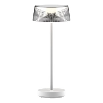 Lampe de table tactile extérieure à intensité variable CASABLANCA LED/3,4W/5V USB 3600 mAh IP44 blanc